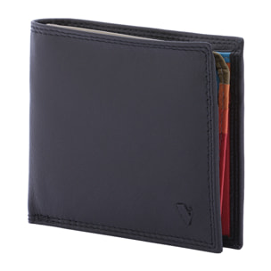 Portafoglio  da uomo In Vera pelle Made in Italy 9,5x12x3 cm