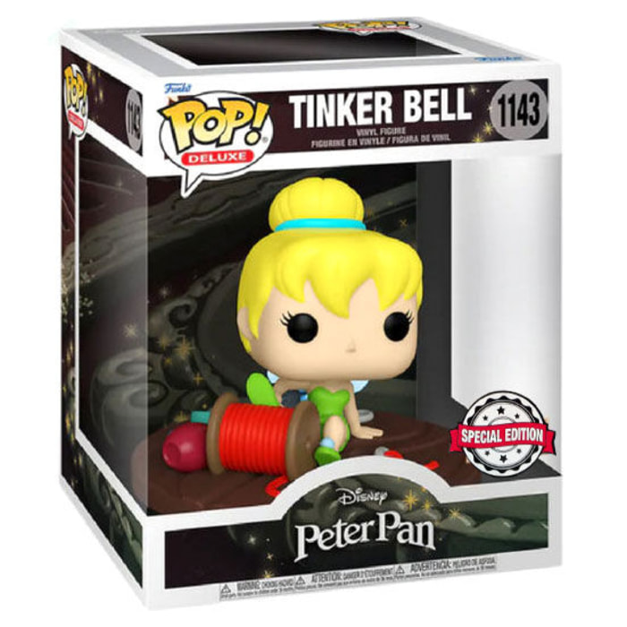 Pop Figura Disney Peter Pan Tinker Bell On Spool Esclusiva Funko