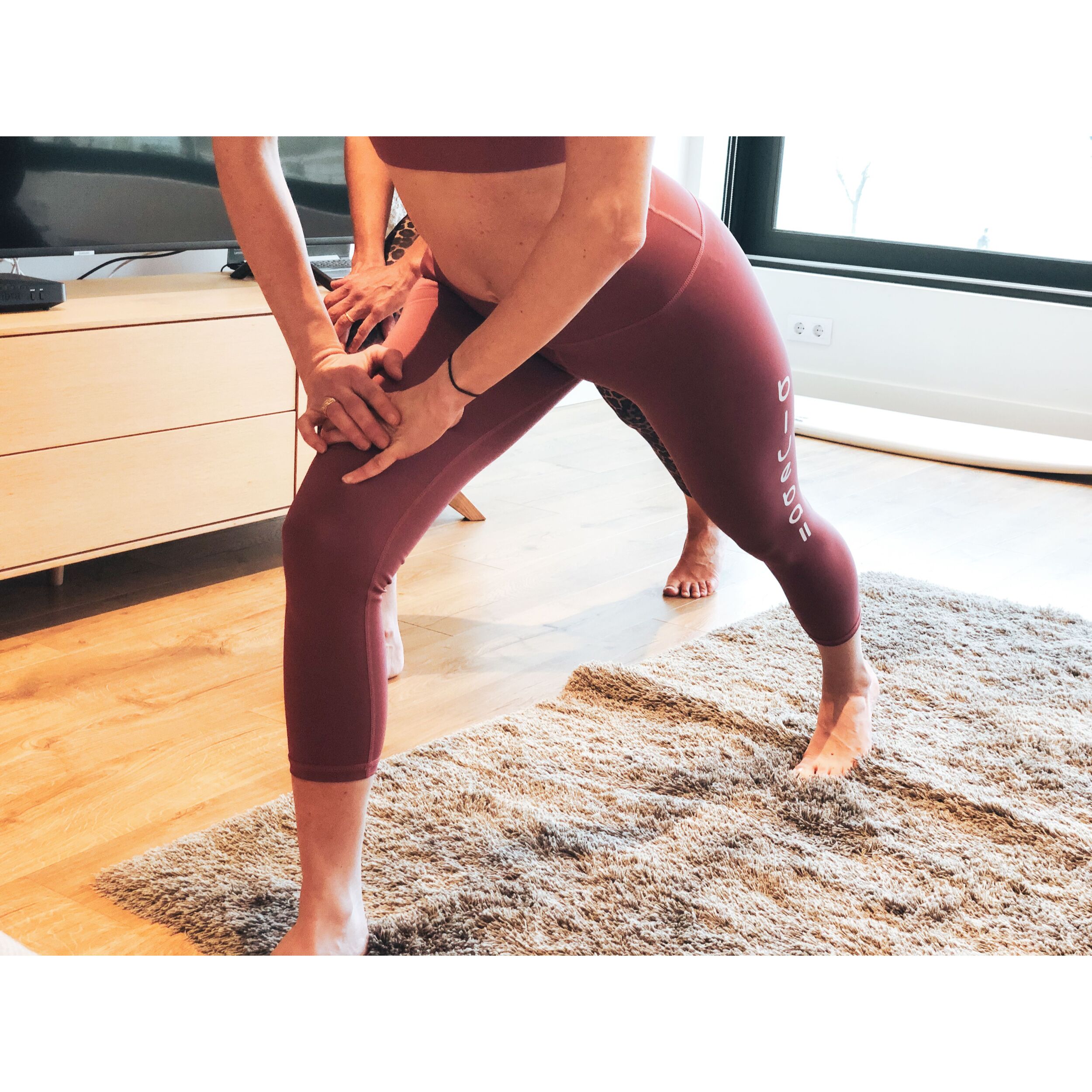 Mallas naturales de cintura alta para mujer BLUEBALL Selva - Rosa