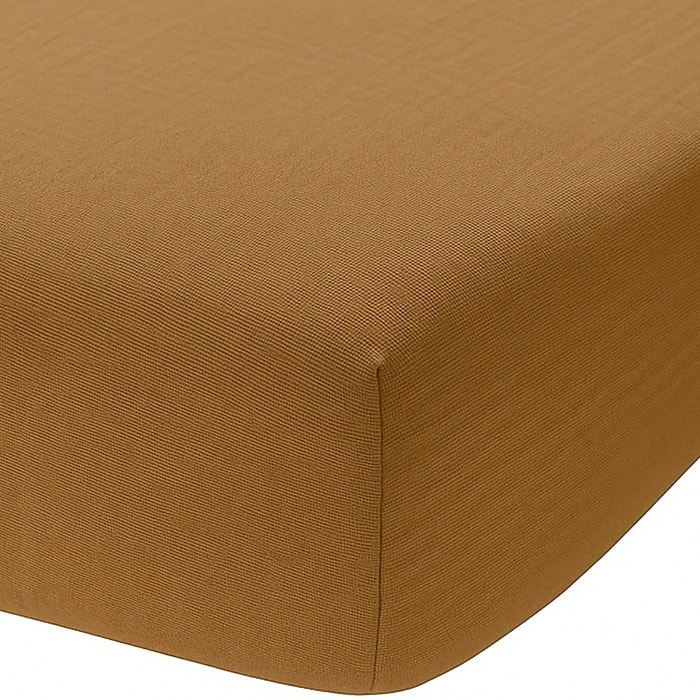 Drap Housse - Bonnet:30cm - 100% gaze De Coton