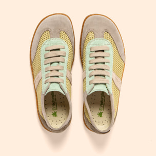 Zapatos N5293 MULTI MATERIAL OLIVE-MENTA/ EL VIAJERO color Olive-menta