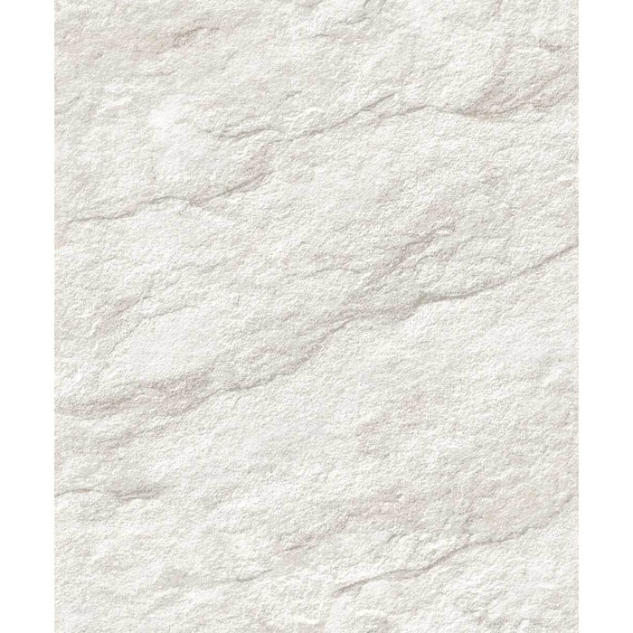Papier peint effet pierre naturelle blanc ivoire