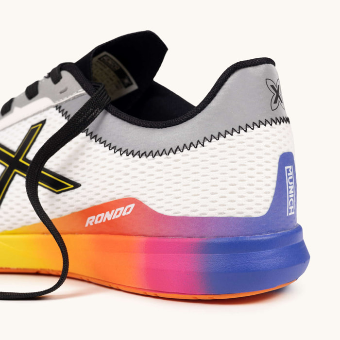 MUNICH RONDO 21 Zapatillas de Fútbol Sala Diseño Futurista Blanco y Multicolor