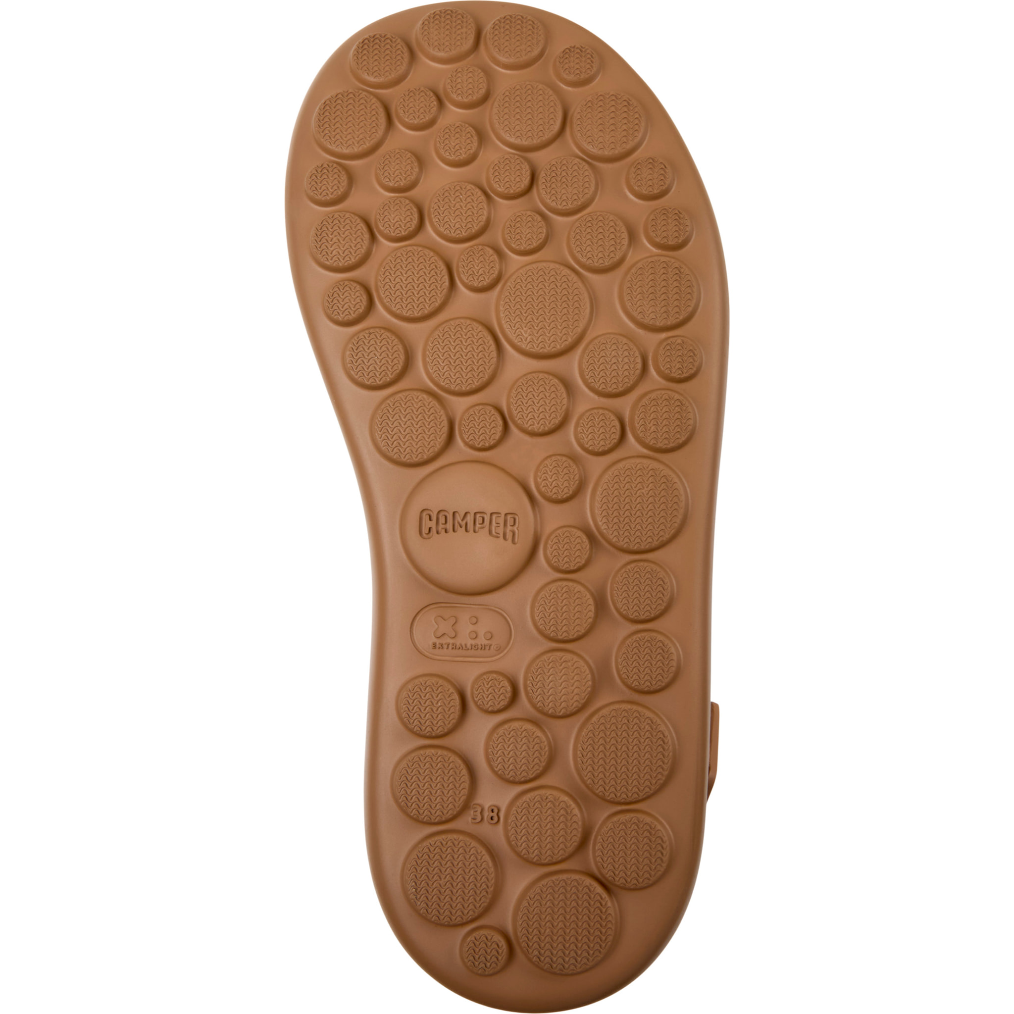 Sandalias - CAMPER Pelotas Flota Sandal - Beige - Cuero liso