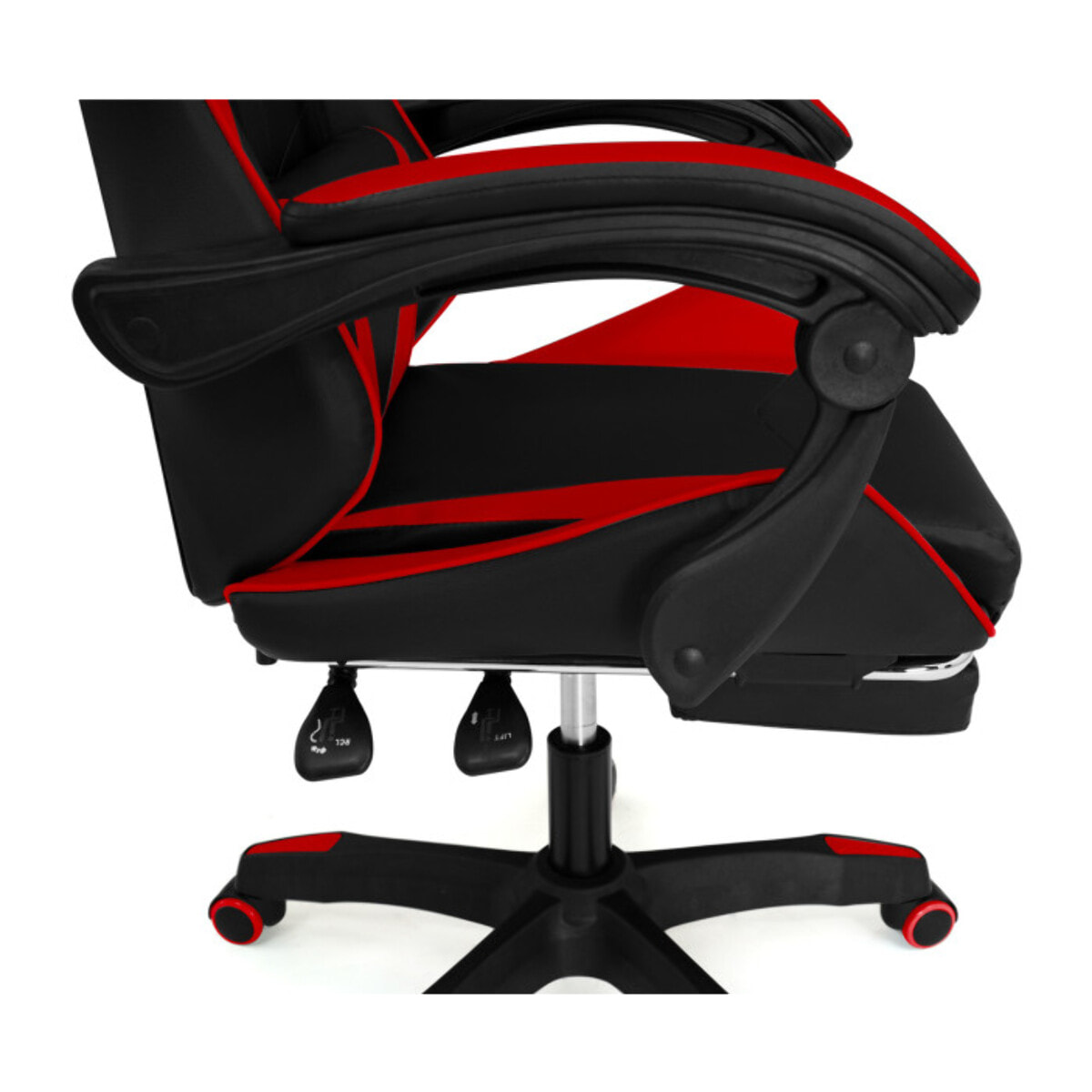 Fauteuil spécial gaming - Noir - rouge