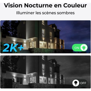 Caméra de surveillance REOLINK B430 3K + panneau solaire