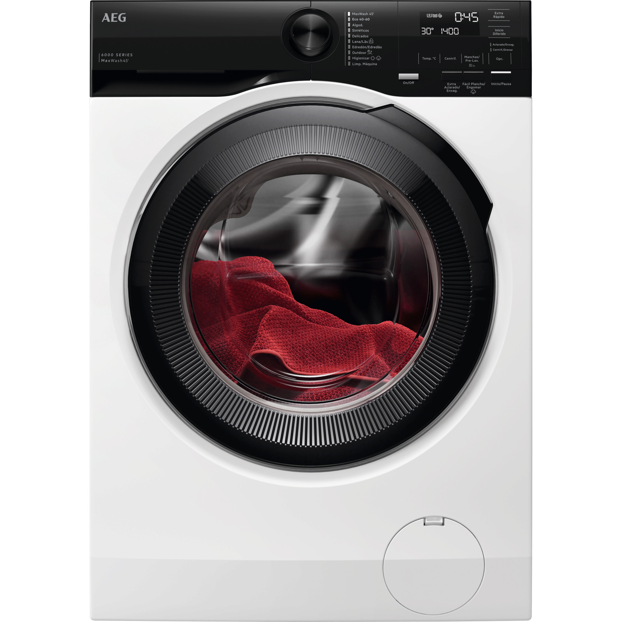 AEG Lavadora de libre instalación Serie 6000 ProSense® de 10.5 kg LFE6G54H4B