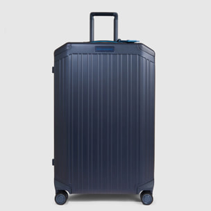 Piquadro Trolley grande a 4 ruote con cover impermeabile
