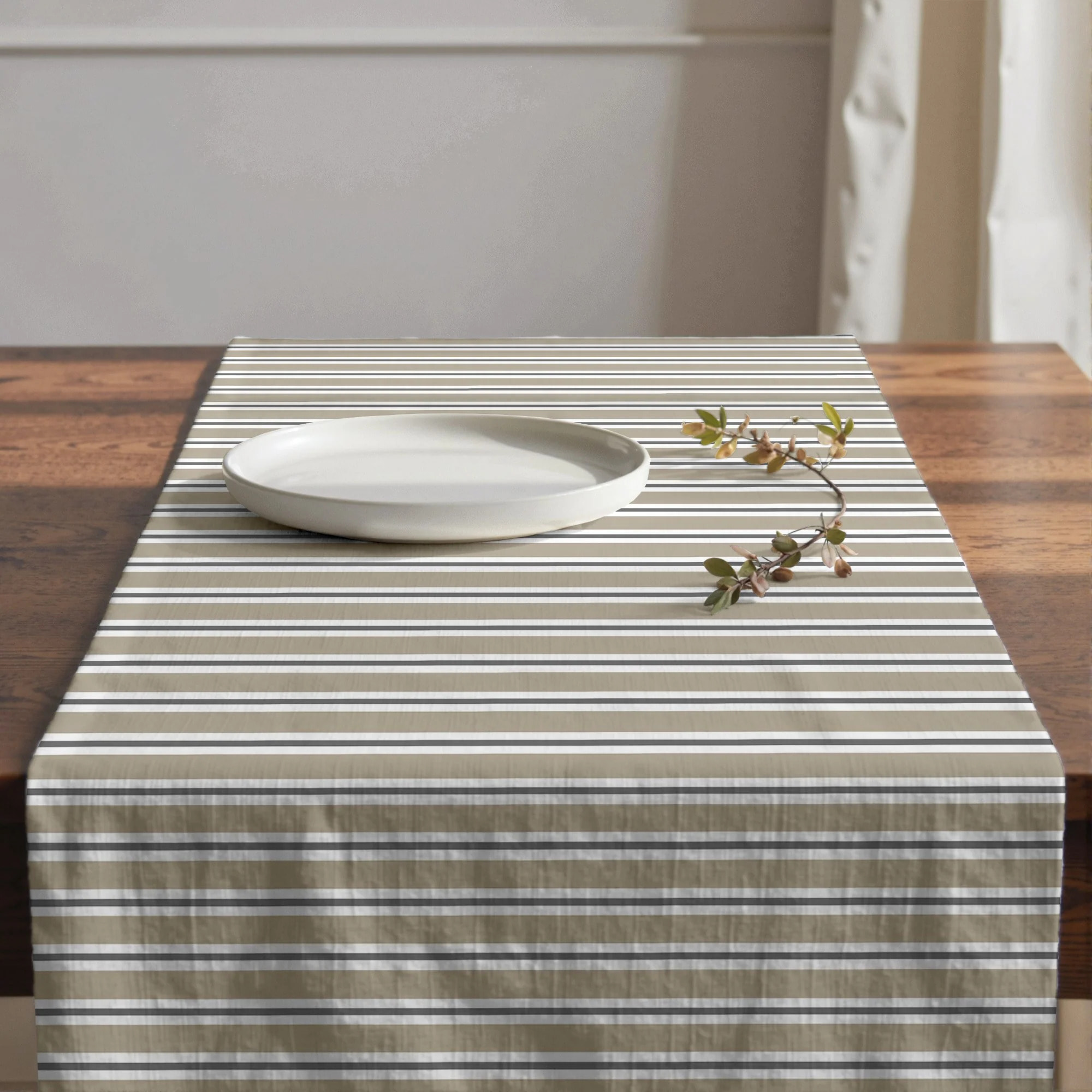 Chemin de table 100% coton Joel 50x150 cm