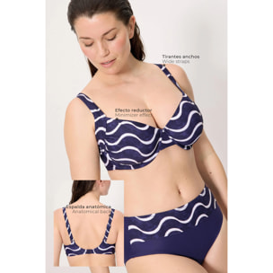 Top bikini contenitivo