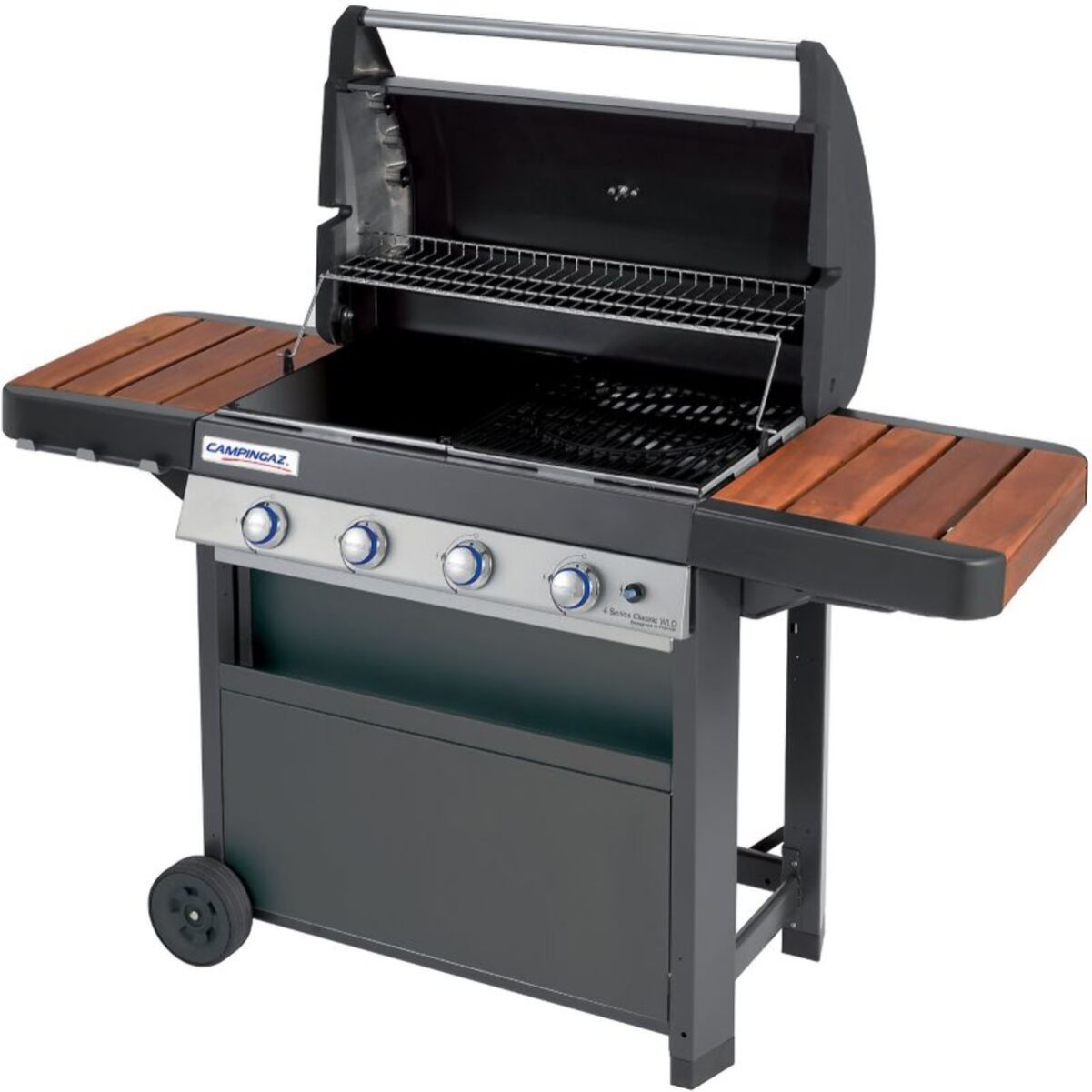 Barbecue gaz CAMPINGAZ 4 Series WLD, 4 brûleurs, sur chariot, surface de cuisson 78 x 45 cm