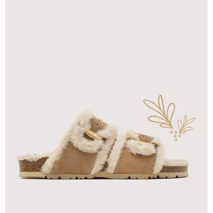 Sandalia Serraje Bio con Borreguito - Tempest