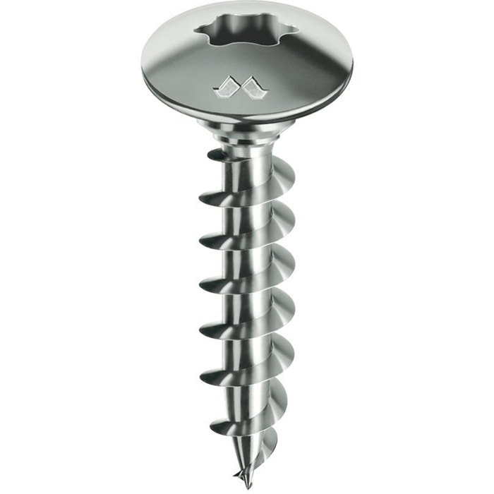 Vis MUSTAD Panelvit FC Tête de penture - Torx - Ø7x100mm - Chromitting - Boite de 100 - PV057A701000C8C