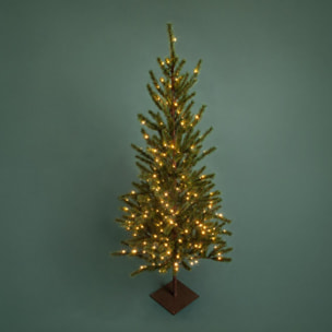 180 abete hard needle 179t con 200 led fl - Pezzi 1 - VERDE - Bianchi Dino SpA