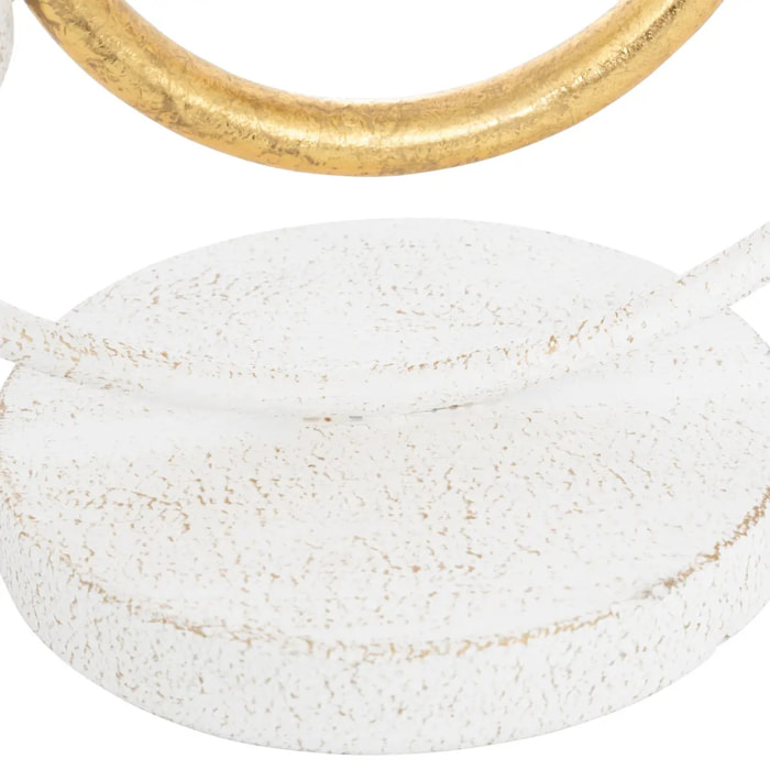 Déco à poser "Rob" blanc H30cm