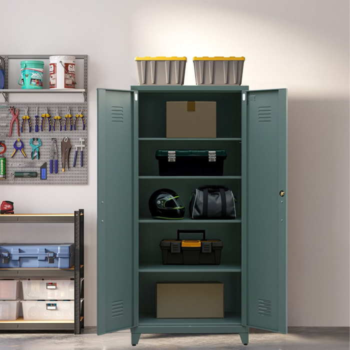 Libreria in legno con piani sfalsati rovere 96x24,8x192 cm - Iken