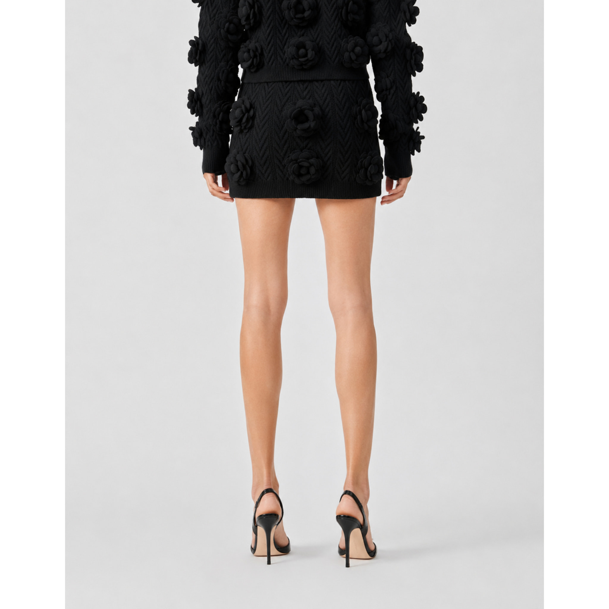 PHILIPP PLEIN Falda corta de punto ROSES