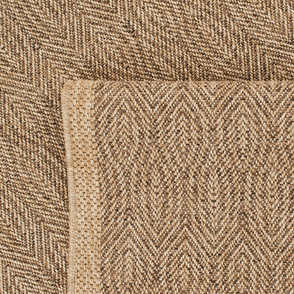 Tapis moderne effet jute naturel