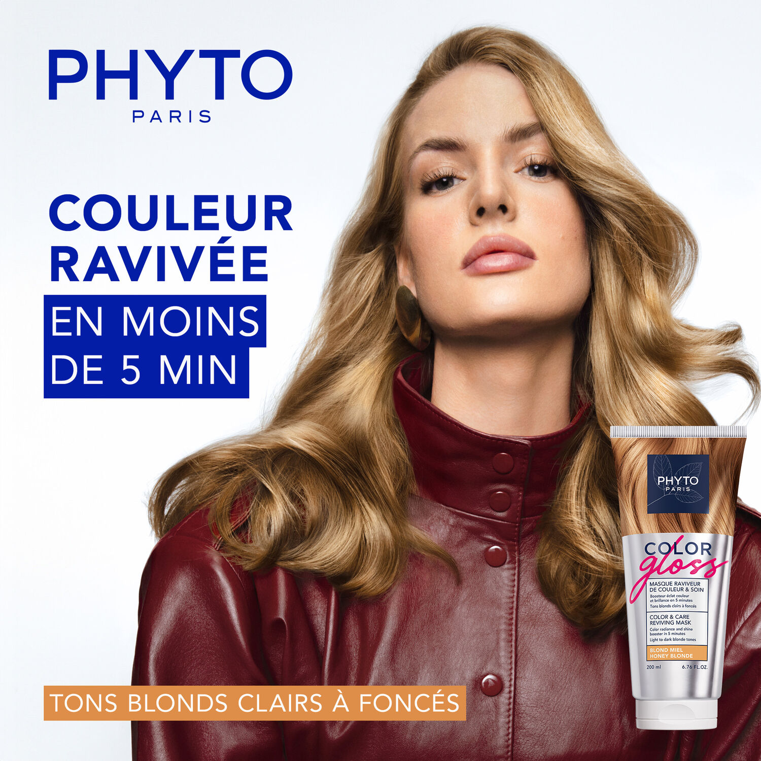 Color Gloss - Masque Raviveur de Couleur & Soin Blond Miel 200 ml