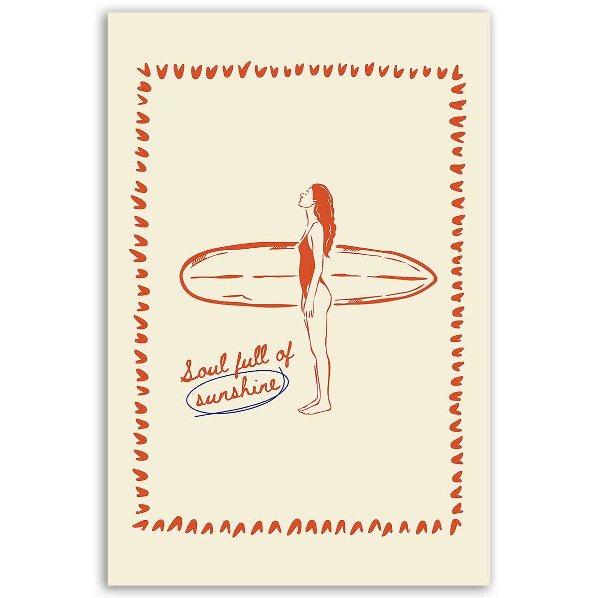 Tableau Soul Full of Sunshine Toile imprimée
