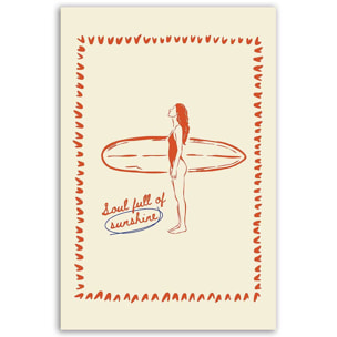 Tableau Soul Full of Sunshine Toile imprimée
