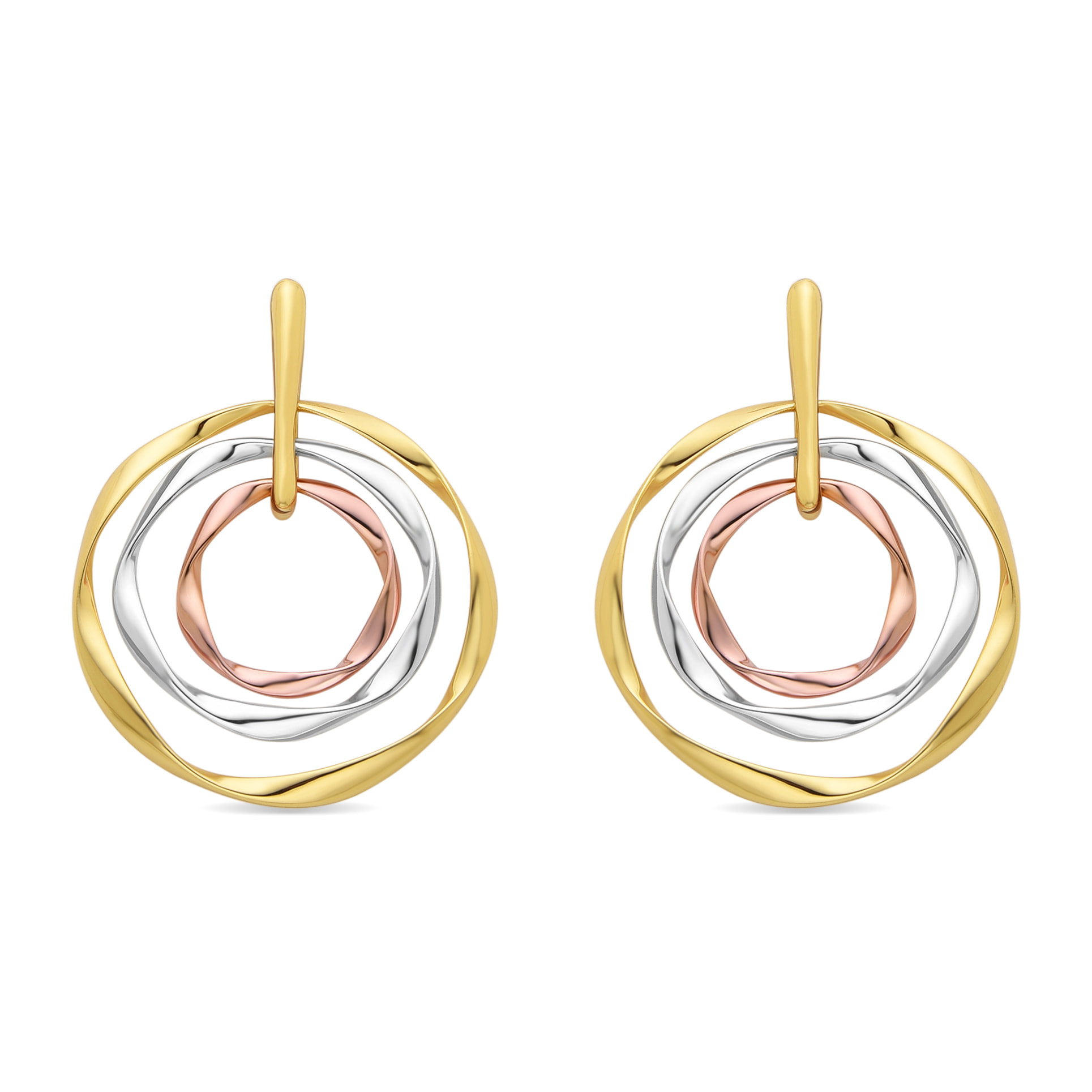 Pendientes Lux by Lux acabados oro 18k