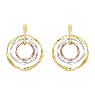 Pendientes Lux by Lux acabados oro 18k