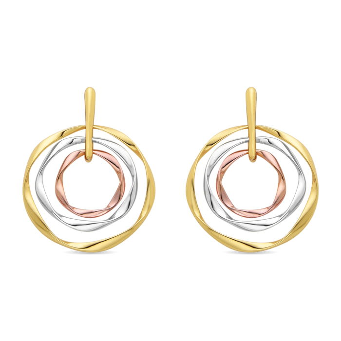 Pendientes Lux by Lux acabados oro 18k