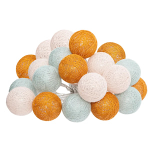 Guirlande Led Secteur 20 Boules Assortiments D 6 Box