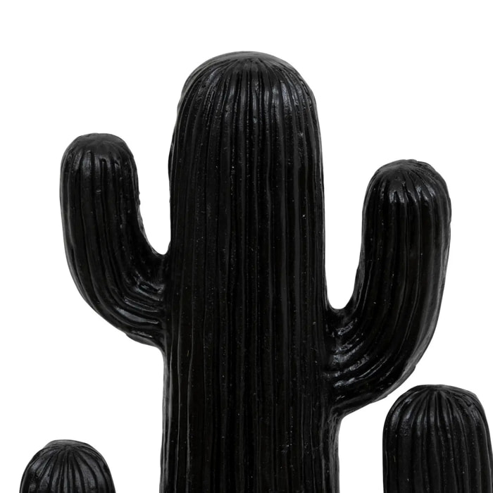 Cactus déco "Rodrigo" H38cm noir