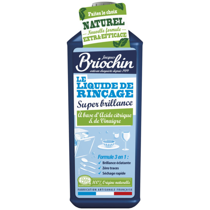 Pack de 10 - JACQUES BRIOCHIN - Liquide de rinçage Ecocert 750ml