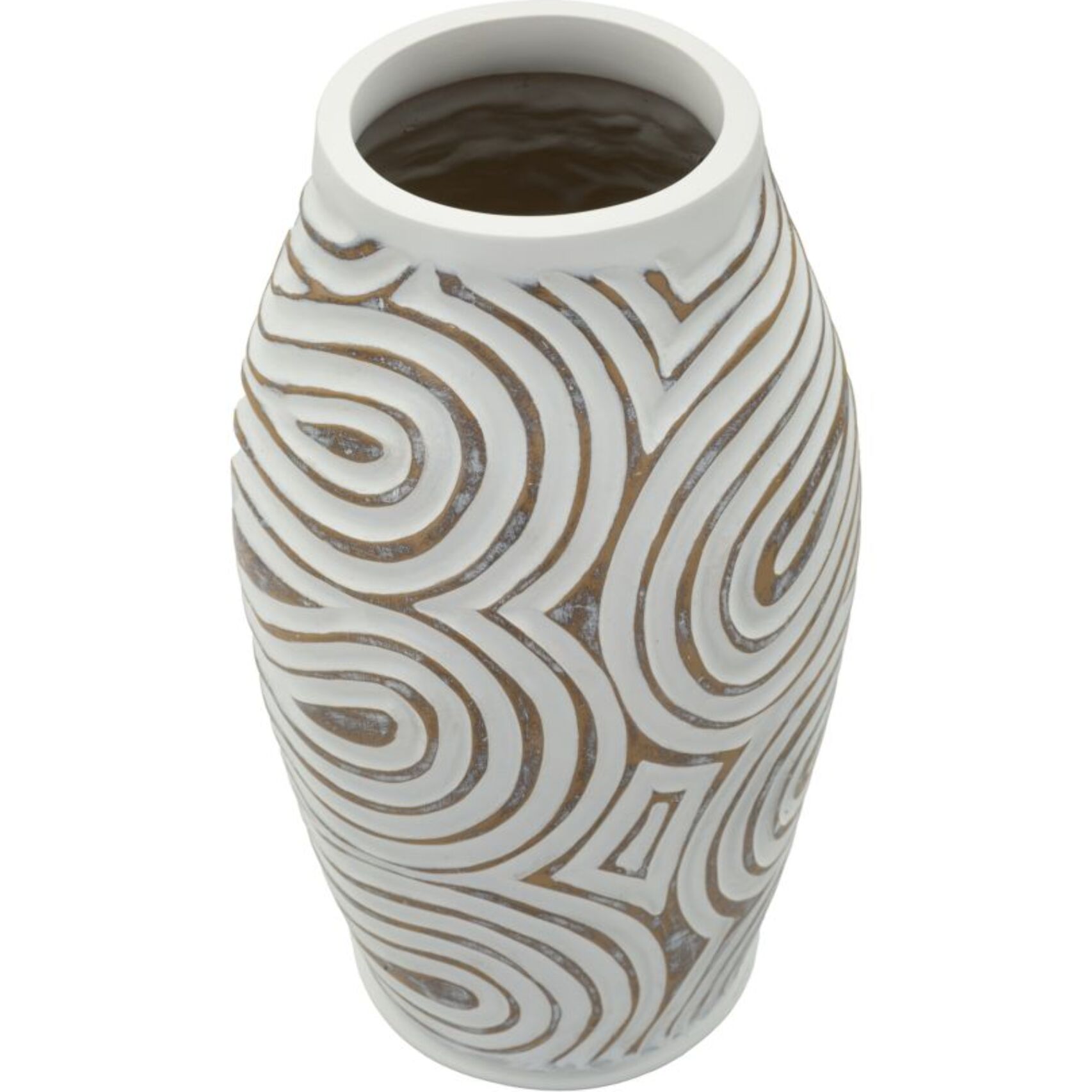 VASO RESINA OBLIX CM Ø 19,5X35 (APERTURA CM Ø 10,5)