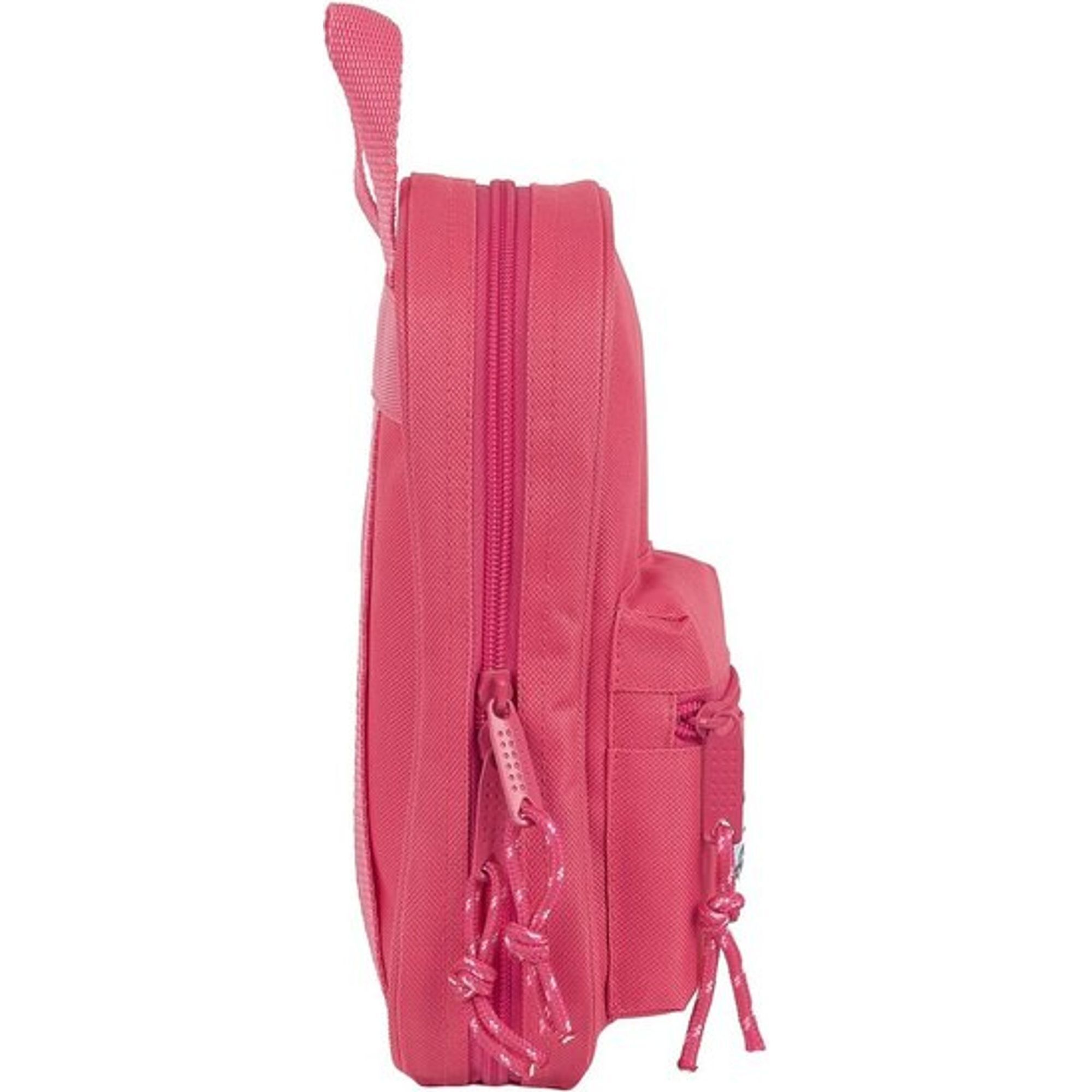 Plumier mochila c/4 port.vacio blackfit8 fresa