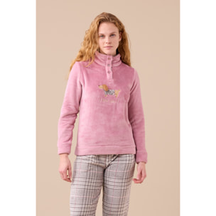 Pigiama donna invernale in coral articolo cocker. Noidinotte