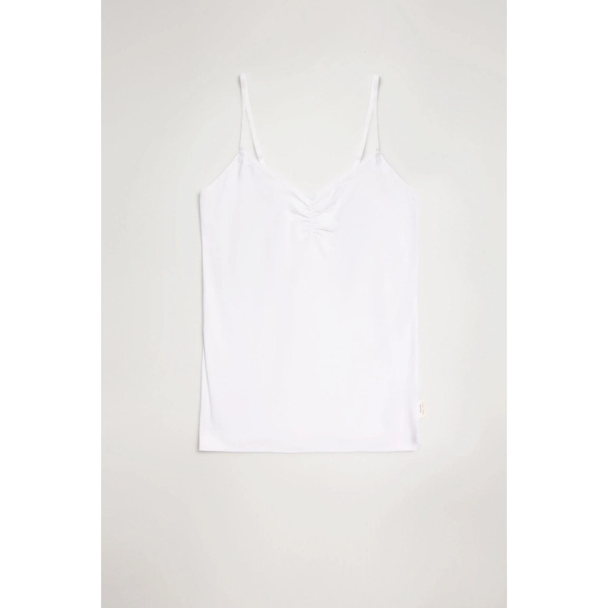 Canotta bianca in cotone biologico