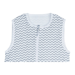 Gigoteuse lange en coton bio blanc