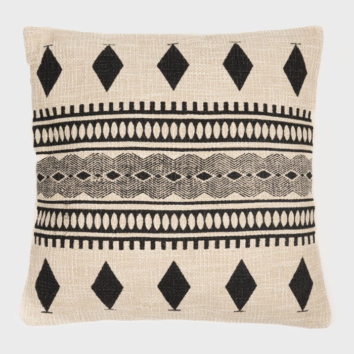 Cojín cuadrante algodón Fauno 45x45 - funda + relleno