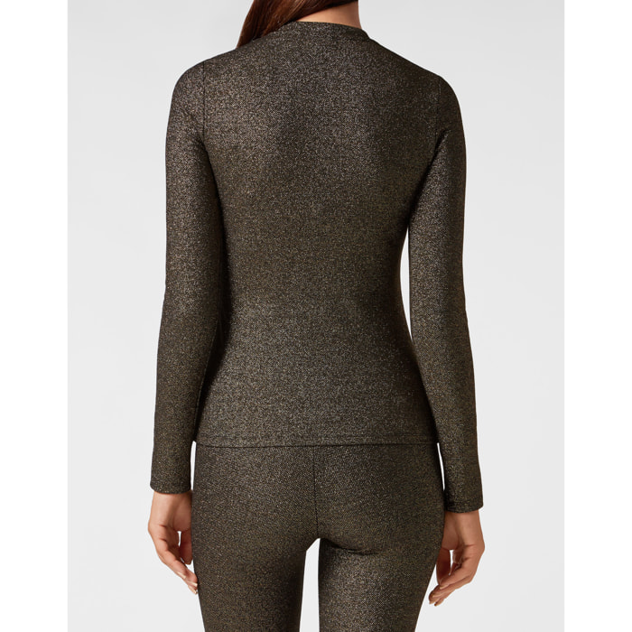 PLEIN SPORT T-Shirt Round Neck GLITTER