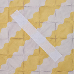 Couverture pour pique-nique jaune 140x175cm