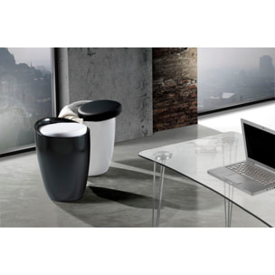 Oresteluchetta pouf/contenitore MONO WHITE Bianco
