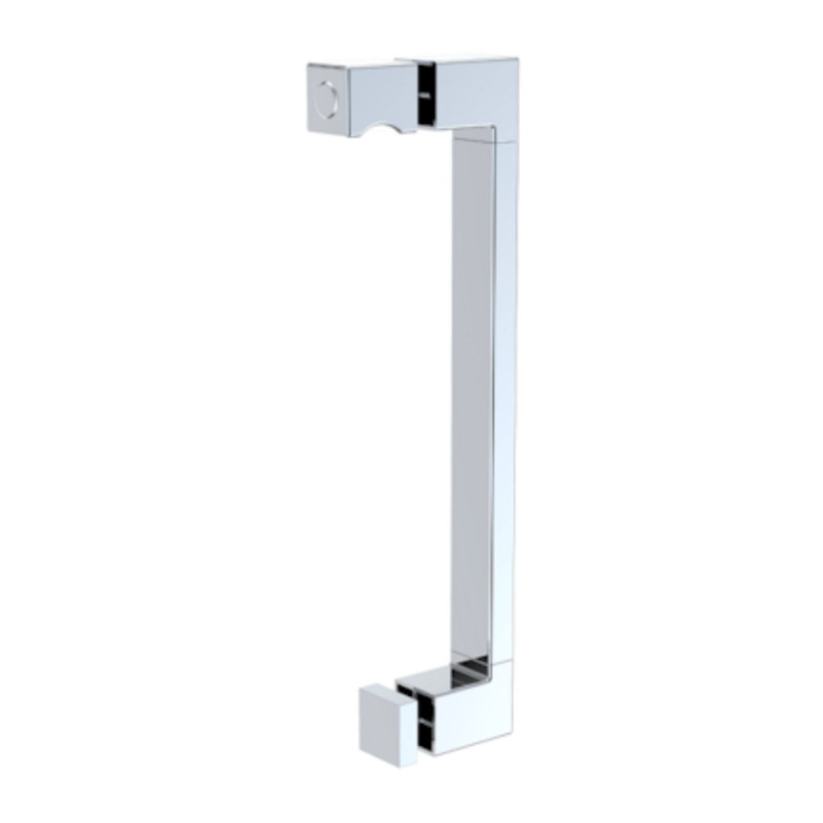 Fusion Portes de douche acces en angle pivotantes 90x80cm anticalcaire avec profilés chrome brillant (SATFUDP9080-SET)