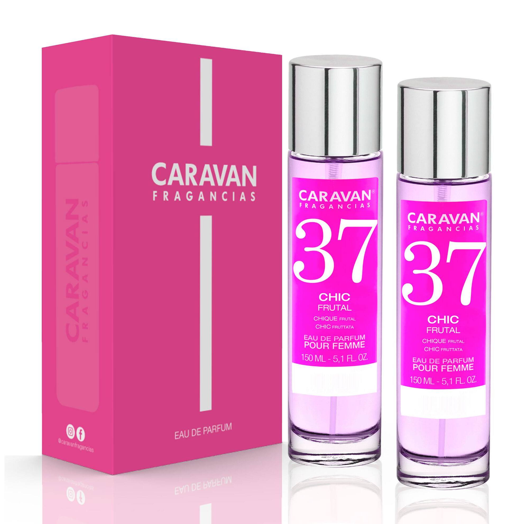 Caravan fragancias - caja de regalo con 2 perfumes nº37 de 150 ml, para mujer