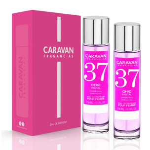 Caravan fragancias - caja de regalo con 2 perfumes nº37 de 150 ml, para mujer