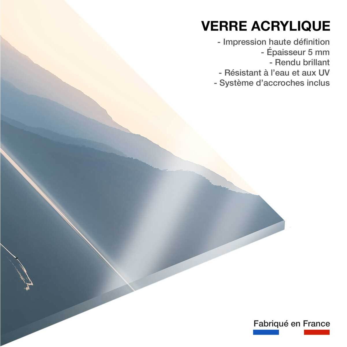 Tableau crépuscule Tableau plexiglas