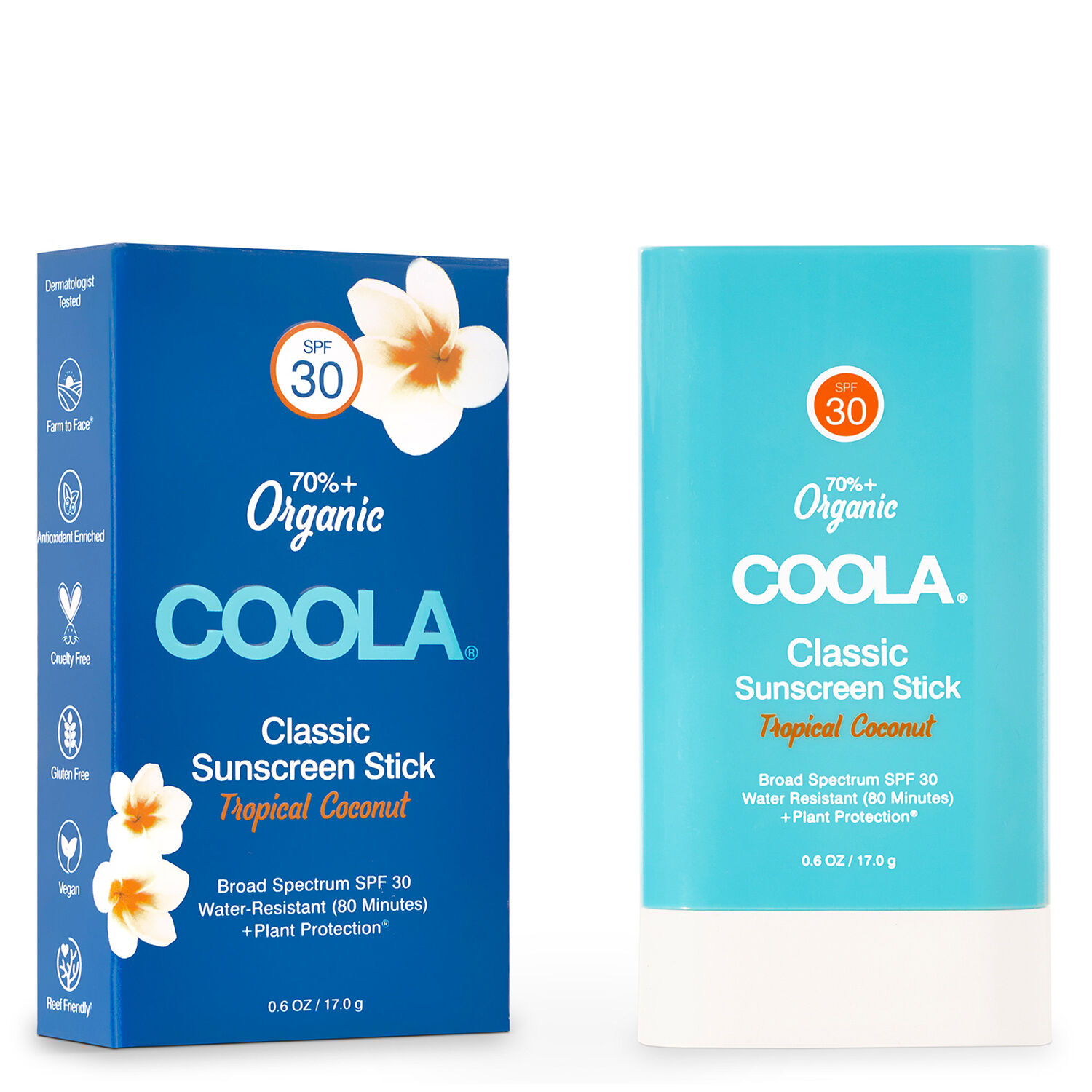 Stick Solaire Classique SPF30 - Noix de Coco Tropicale 17g