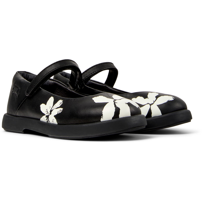 Ballerine - CAMPER Duet Twins - Nero - Pelle liscia