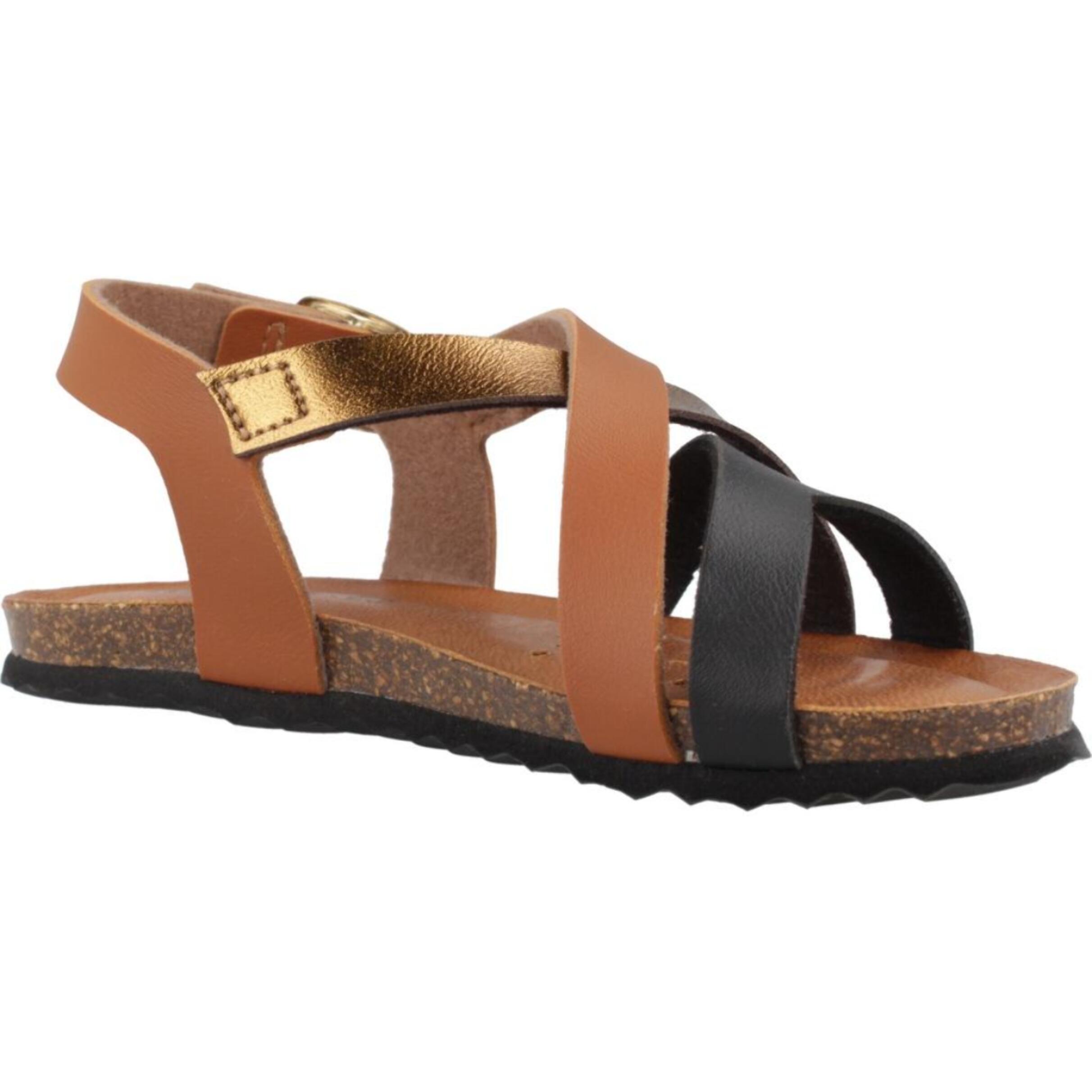 Sandalias Niña de la marca GEOX  modelo J SANDAL CHILENE GIR MARRON