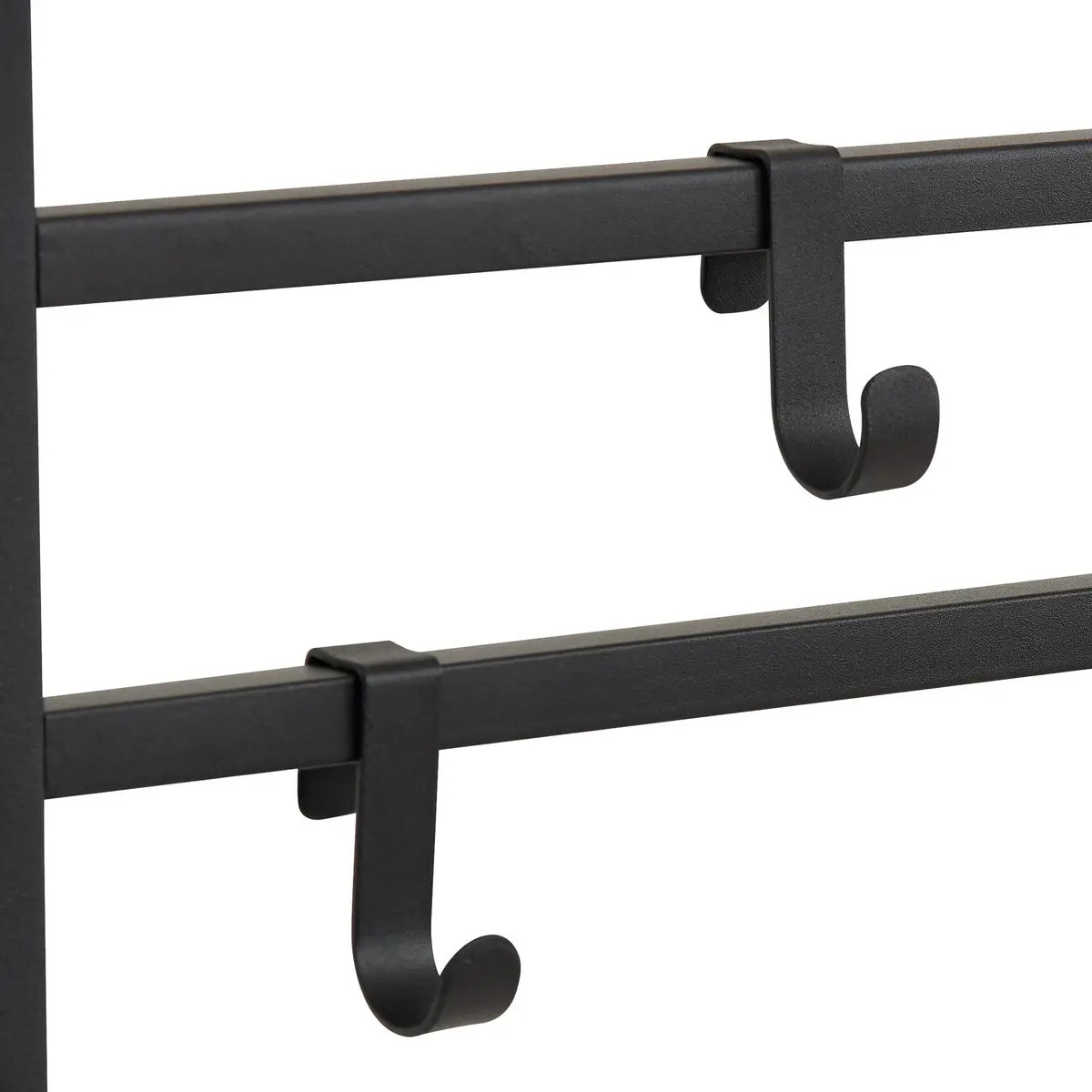 Dressing Tissa 4 patères 1 tiroir gris