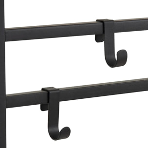 Dressing Tissa 4 patères 1 tiroir gris