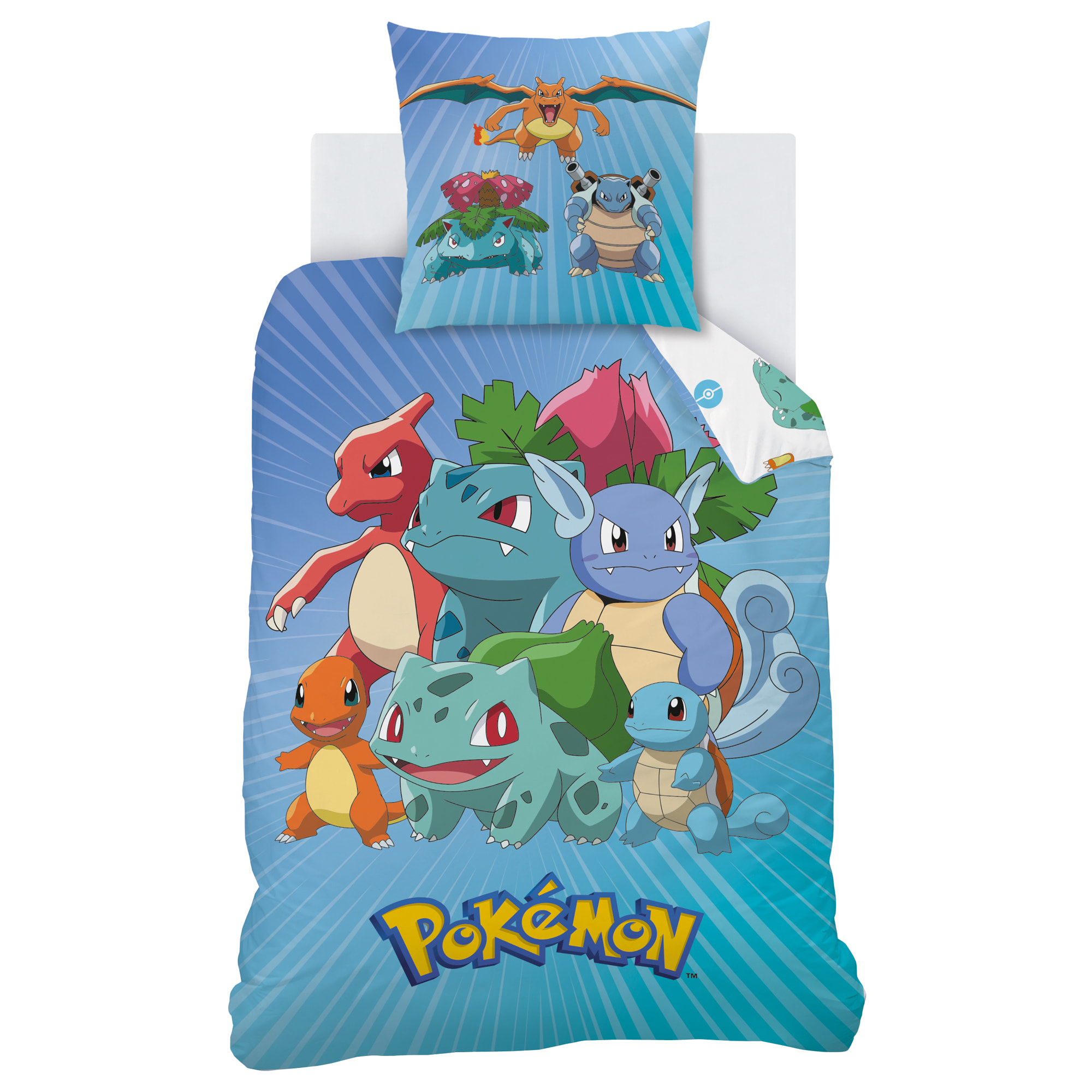 Parure de lit imprimée 100% coton, POKEMON GO